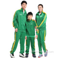 Gewone vrouwen tracksuit set set heren polyester track suit